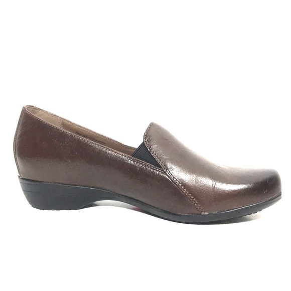 Dansko Shoes - Dansko Brown Leather Slip-On Comfort Loafers 38